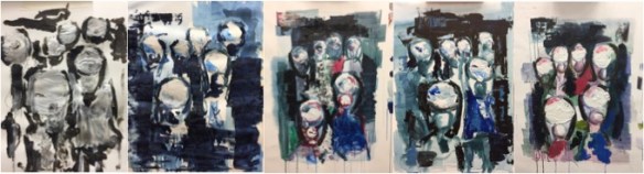 Watercarriers group of 5