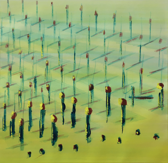 Sticks on Water painted cropped